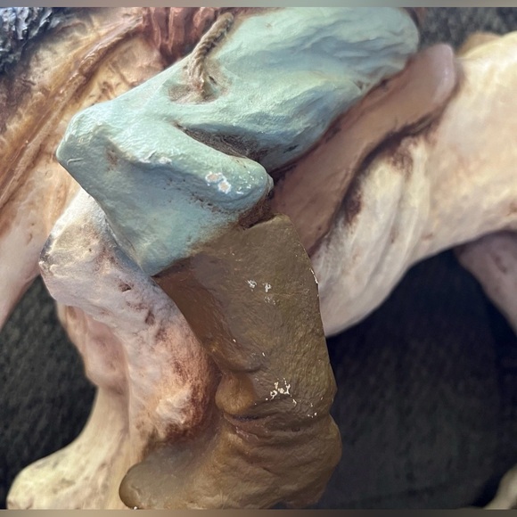 Vtg 1977 Universal Statuary Corp 523 Western Cowboy Sheriff Horse Statue - Picture 9 of 10